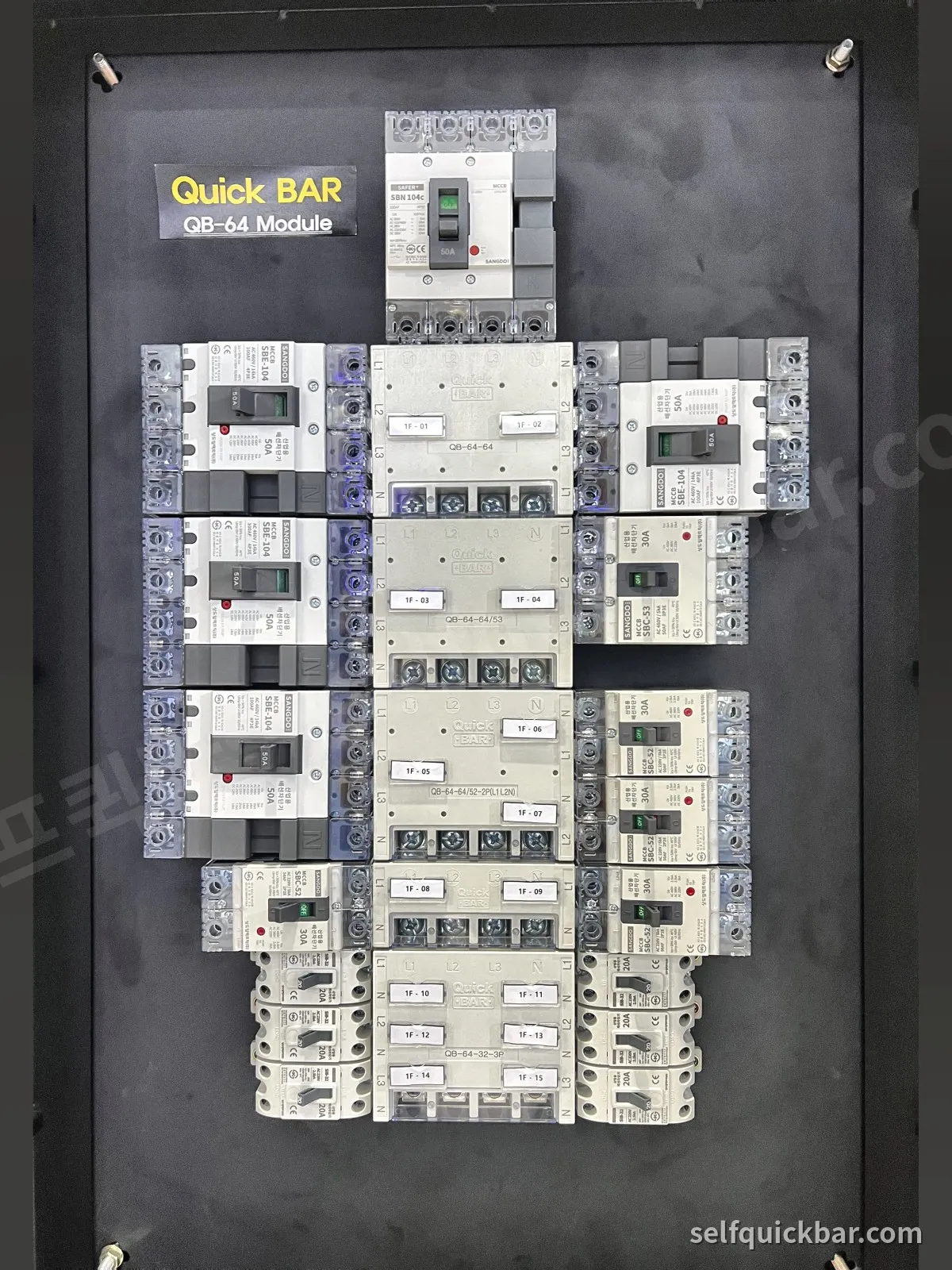 Quick BAR QB-64 모듈 실제 조립